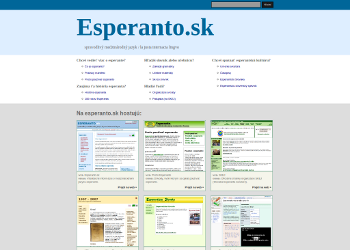 esperanto.sk rozcestník